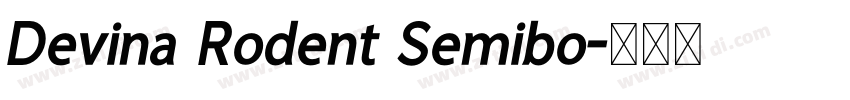 Devina Rodent Semibo字体转换